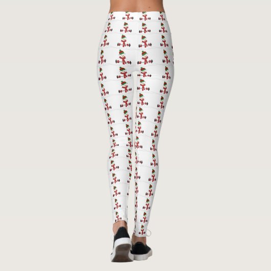 Snowman Pumping Iron Leggings (Achterkant)