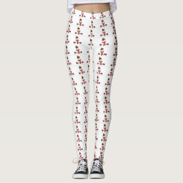 Snowman Pumping Iron Leggings