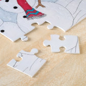 Snowman Puzzle Legpuzzel (Zijkant)