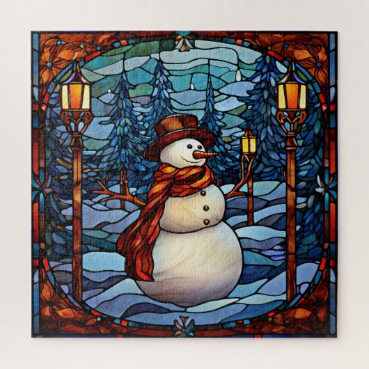 Snowman Puzzle Legpuzzel (Verticaal)