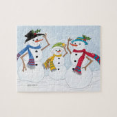 Snowman Puzzle Legpuzzel (Horizontaal)