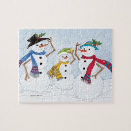 Snowman Puzzle Legpuzzel