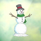 Snowman Raamsticker (Vel 3)