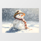 Snowman Raamsticker (Vel)