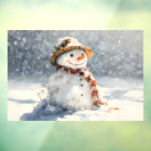 Snowman Raamsticker (Vel 3)