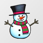 Snowman Raamsticker (Vel)