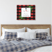 Snowman Red Buffalo Play Canvas Afdrukken (Insitu (Slaapkamer))