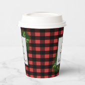 Snowman Red Buffalo Play Paper Cup Papieren Bekers (Links)