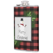 Snowman Red Buffalo Pset Flask Heupfles (Links)