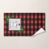 Snowman Red Buffalo Pset Towel set Bad Handdoek (Handdoek)