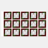 Snowman Red Buffalo speldenbaklabels Labels (Vel)