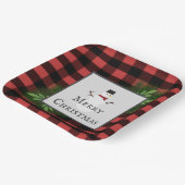 Snowman Red Buffalo Spons Paper Bord (Gebogen)