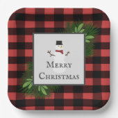 Snowman Red Buffalo Spons Paper Bord (Voorkant)