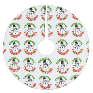 Snowman Red Green Kerstfeestdag cadeaus Cadeau Kerstboom Rok