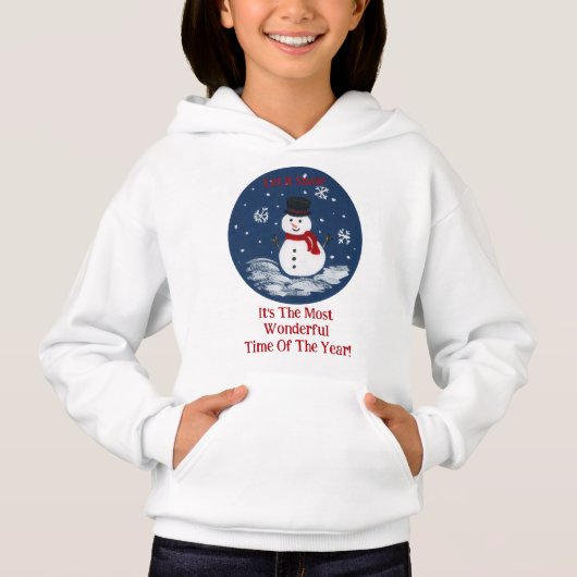 Snowman Red PERSONALISEREN (Voorkant)
