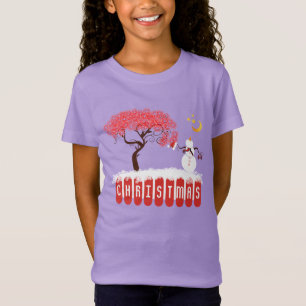 Snowman-regisseur Snowman die naar de maan kijkt T-shirt