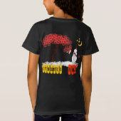 Snowman-regisseur Snowman die naar de maan kijkt T-shirt (Achterkant)