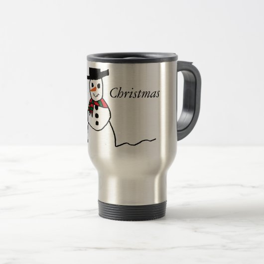 Snowman Reisbeker (Voorkant rechts)