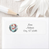 Snowman Return Address Label (Insitu)