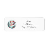 Snowman Return Address Label (Voorkant)