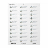 Snowman Return Address Labels (Full Sheet)