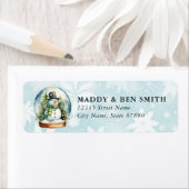 Snowman Return Address Labels (Insitu)