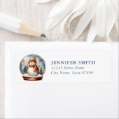 Snowman Return Address Labels (Insitu)