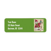 Snowman Return Address Labels (Voorkant)