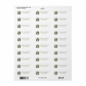 Snowman Return Address Labels (Full Sheet)