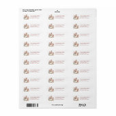 Snowman Return Address Labels (Full Sheet)