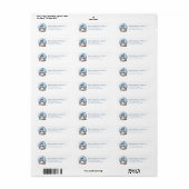 Snowman Return Address Labels (Full Sheet)