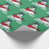 Snowman Rock On Cadeaupapier (Hoek)