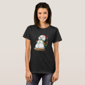 Snowman Rocking T-shirt (Voorkant volledig)