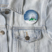 Snowman Ronde Button 5,7 Cm (In situ)