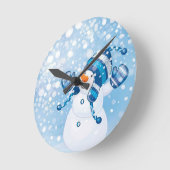 Snowman Ronde Klok (Hoek)
