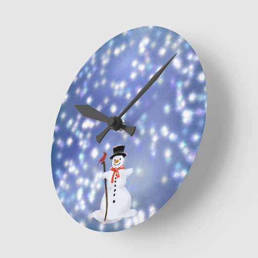 Snowman Ronde Klok (Hoek)