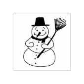 Snowman Rubberstempel (Afrduk)