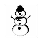 Snowman Rubberstempel (Afrduk)