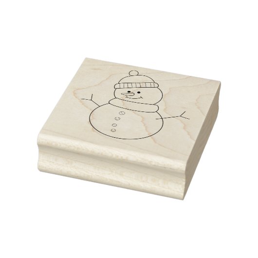 Snowman Rubberstempel (Stempel)
