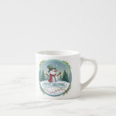 Snowman’s Joyful Christmas Welcome Espresso Kop (Rechts)