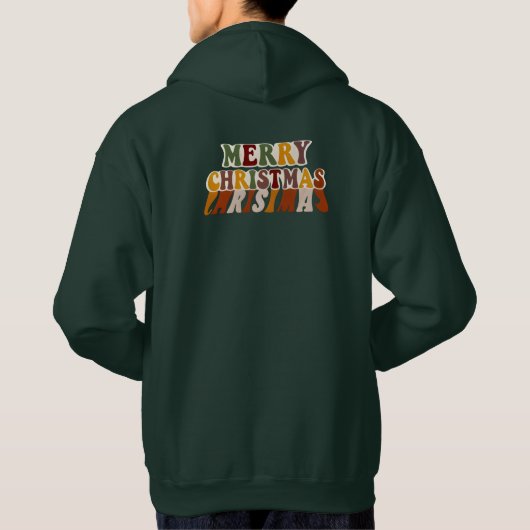 Snowman’s Joyful Christmas Welcome Hoodie (Achterkant)