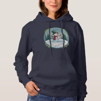 Snowman’s Joyful Christmas Welcome Hoodie