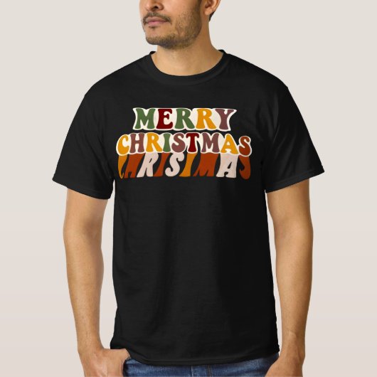 Snowman’s Joyful Christmas Welcome T-shirt (Voorkant)
