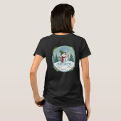 Snowman’s Joyful Christmas Welcome T-shirt (Achterkant volledig)