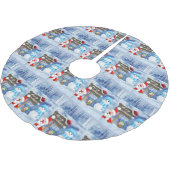 Snowman Santa Kerstboom Rok (Gekanteld)