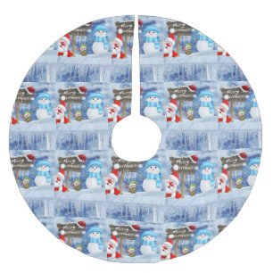 Snowman Santa Kerstboom Rok