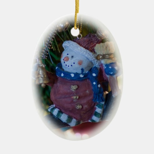 Snowman Santa Ornament (Voorkant)