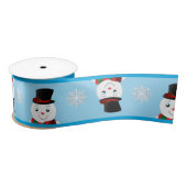 snowman satijnen lint (Spoel)
