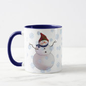 SNOWMAN, SCARF & STOCKING PET by SHARON SHARPE Mok (Links)