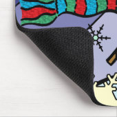 Snowman Scenery Muismat (Hoek)